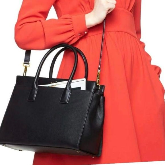 ✨Host Pick✨NWT Kate Spade Large Black Cameron Satchel - Picture 2 of 8